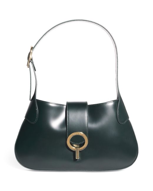 Sandro Green Leather Janet Shoulder Bag