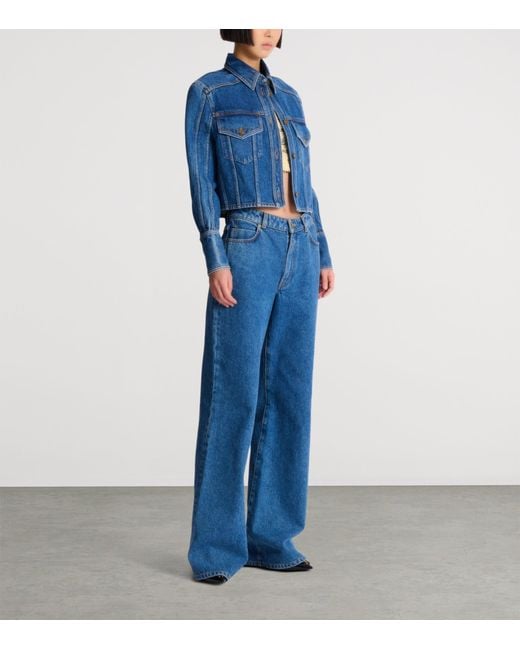 Balmain Blue Denim Jackets