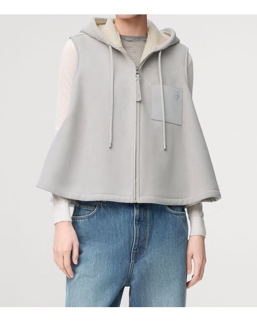 Loewe Gray Lambskin Gilet