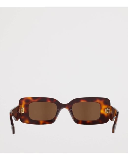 Loewe Brown Rectangular Sunglasses