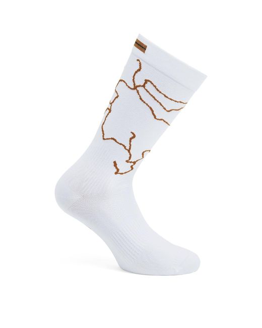 Zegna White X Norda Technical Rib Socks for men