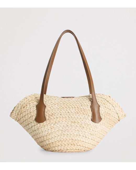 Dolce & Gabbana Natural Straw Shoulder Bag