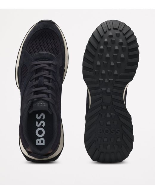 Boss Blue Jonah Low-Top Sneakers for men