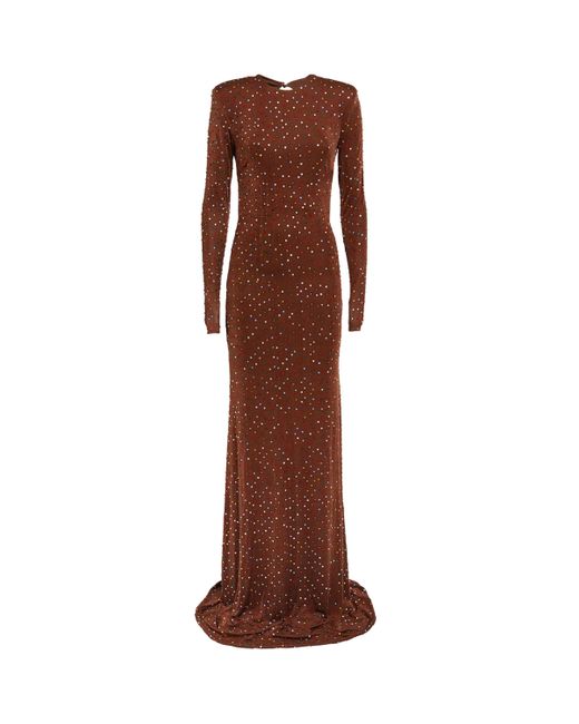 New Arrivals Brown Emmanuelle Maxi Dress