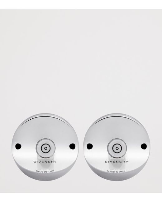 Givenchy Metallic Brass Curve Earrings