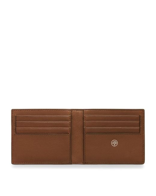 Mulberry Brown Grained Leather Wallet