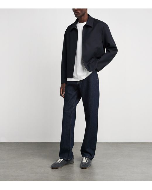 Sandro Blue Lightweight Zipped Jacket for men