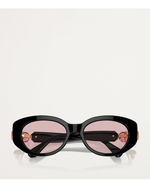 Swarovski Black Oval Sk6002 Sunglasses