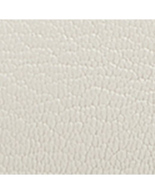 Bottega Veneta White Grained Calfskin Adamo Slippers