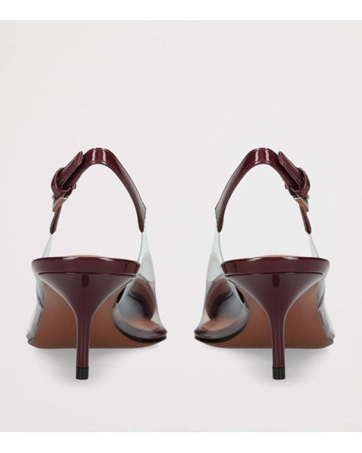 Alaïa Brown Coeur Slingback Pumps 55