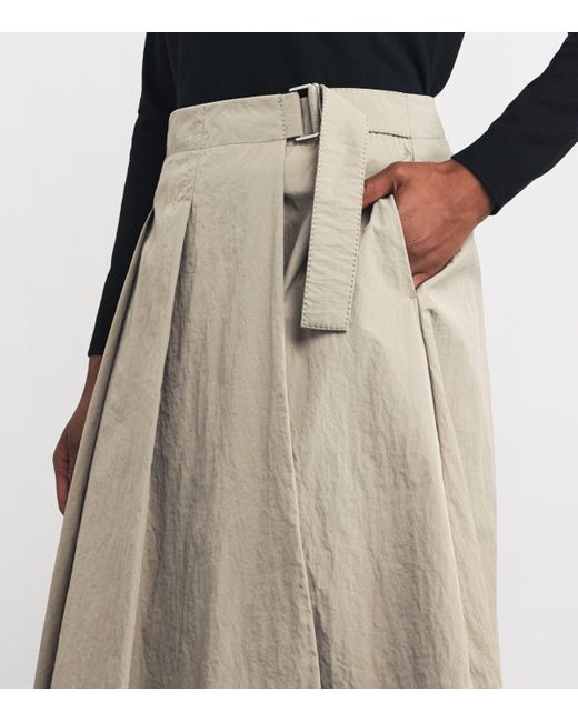 MAX&Co. Natural Midi Wrap Skirt