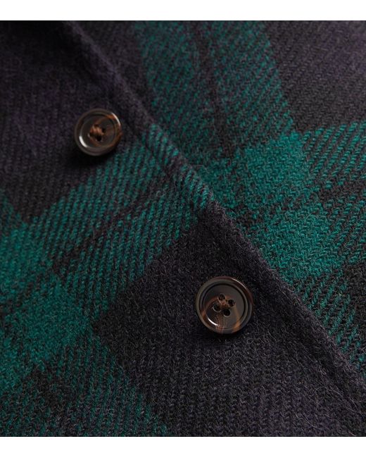 Polo Ralph Lauren Green Wool Black Watch Tartan Blazer for men