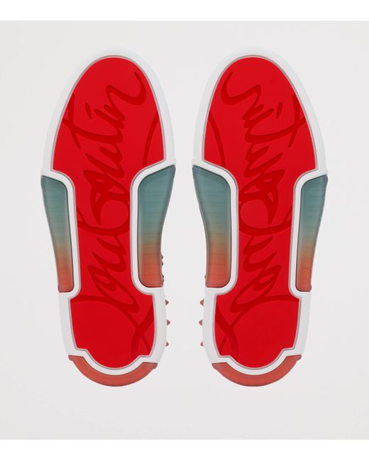 Christian Louboutin Red Astroloubi Sneakers for men