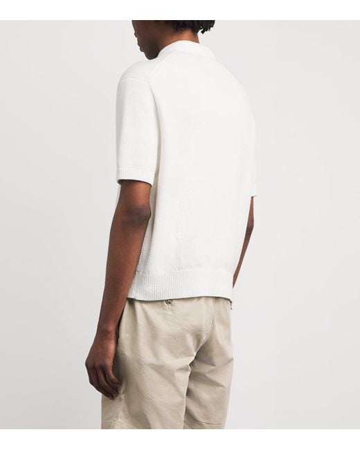 Polo Ralph Lauren White Cotton Bear Polo Shirt for men