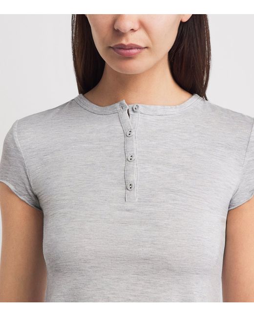 Skims Gray Sleep Short Pyjama Set