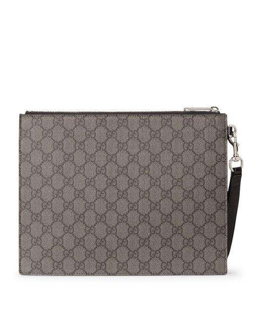 Gucci Metallic Monogrammed Pouch for men