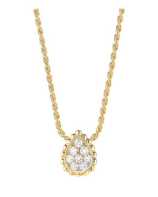 Boucheron Metallic Diamond Serpent Bohème Pendant Necklace