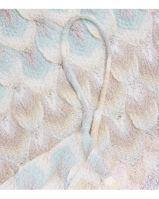 Missoni White Lamé Lace Motif Cami Top