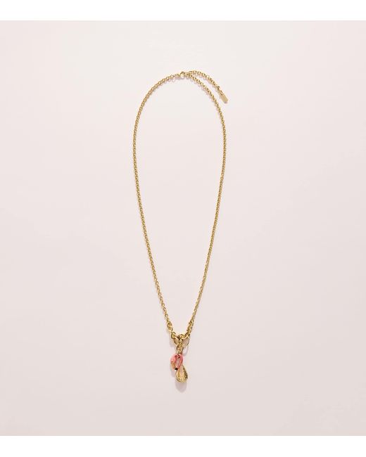 Chloé Pink Tropicus Pendant Necklace