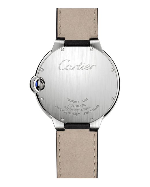 Cartier Gray Stainless Steel Ballon Bleu De Watch 42mm for men