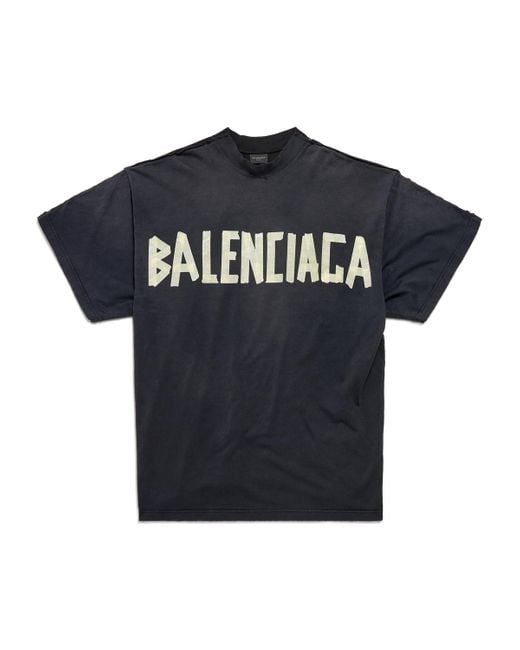 Balenciaga Black Oversized Logo T-Shirt