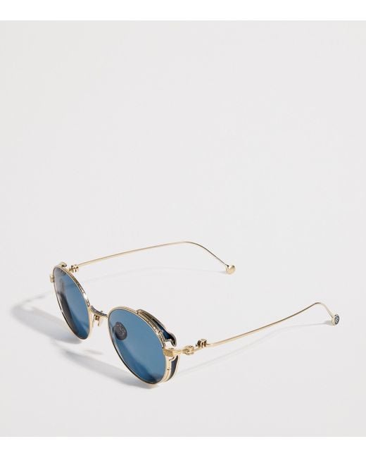 Matsuda Blue M3152 Round Sunglasses for men