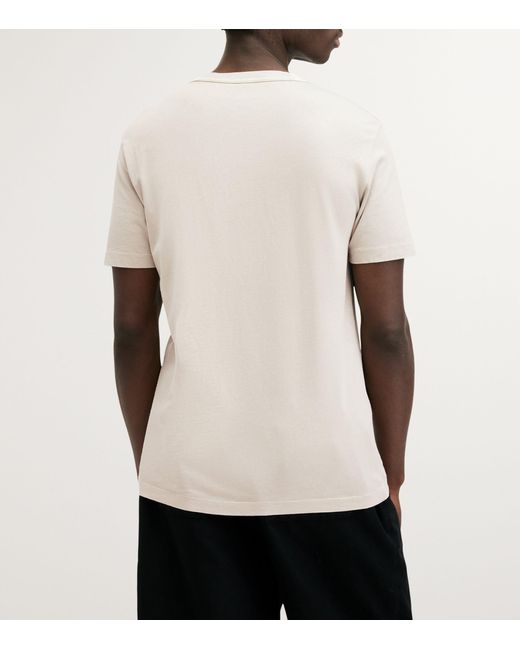 AllSaints White Organic Cotton Ossage T-shirt for men