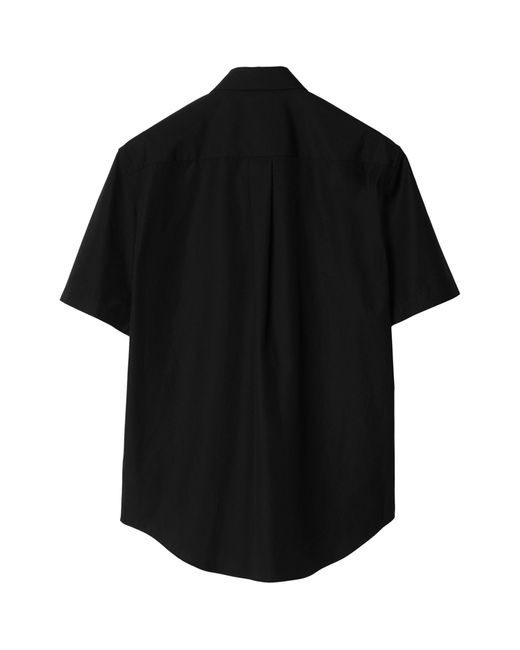 Burberry Black Cotton Ekd Shirt for men