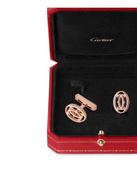 Cartier Pink Double C De Cufflinks for men