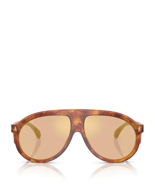 Moncler Brown Acetate Fhaite Me6001 Sunglasses