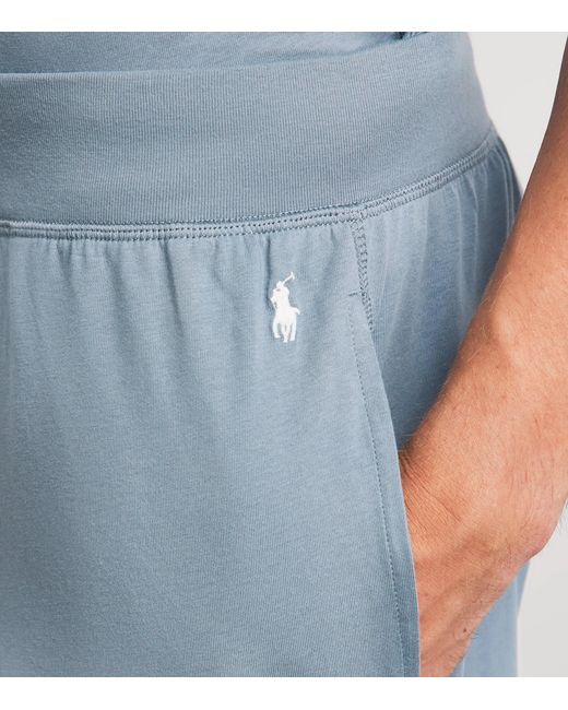 Polo Ralph Lauren Blue Cotton Pyjama Bottoms for men