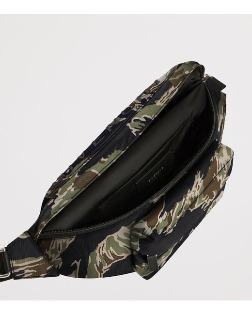 Givenchy Black Camo Print Essential U Belt Bag for men