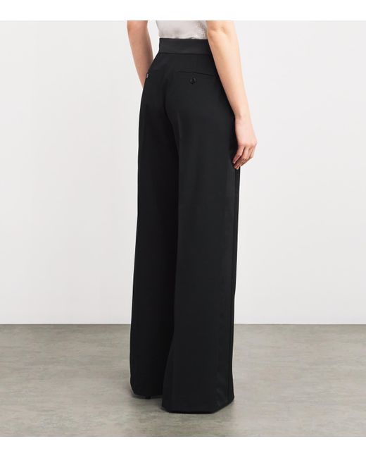 MAX&Co. Black Twill Tuxedo Trousers