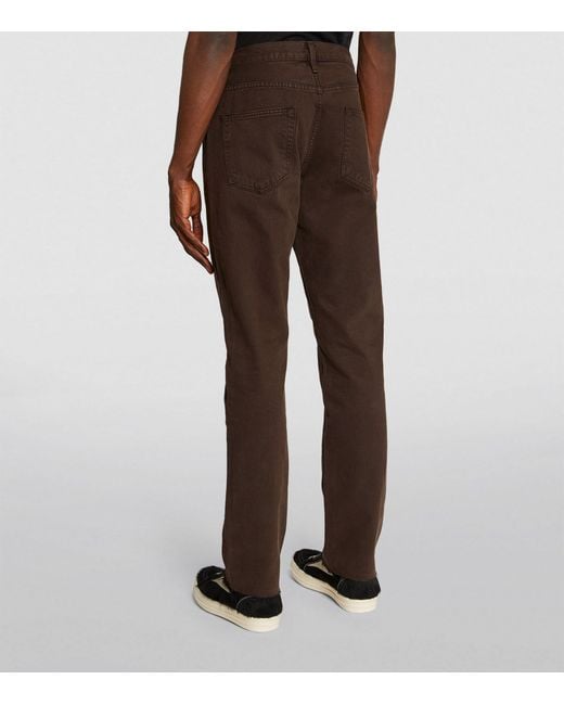 Fear Of God Brown Cotton Straight Jeans for men