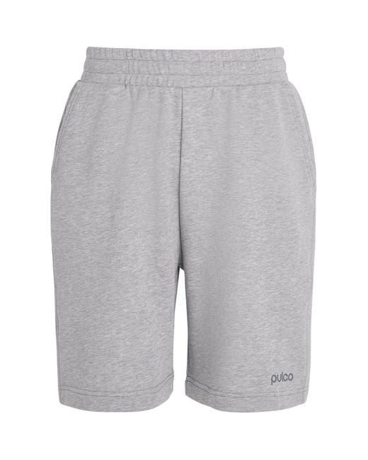 Pulco Studios Gray Relaxed Shorts for men