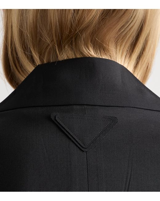 Prada Black Single-Breasted Jacket