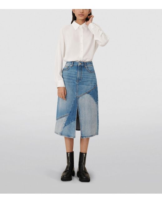 Maje White Silk Shirt