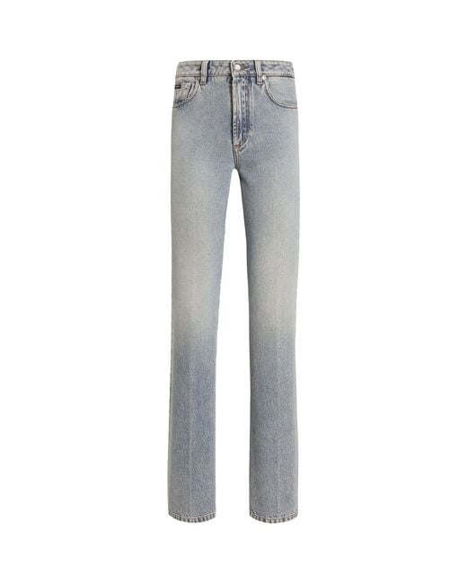 Dolce & Gabbana Women's Gray Straight Jeans