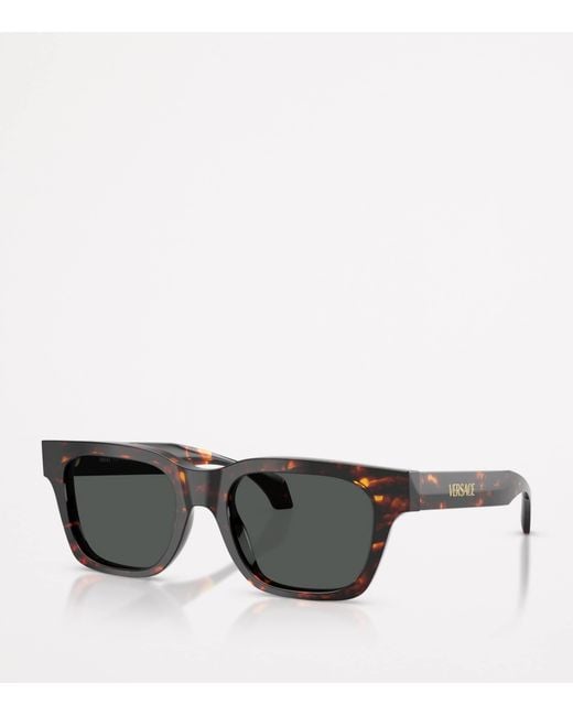 Versace Gray Square Sunglasses for men