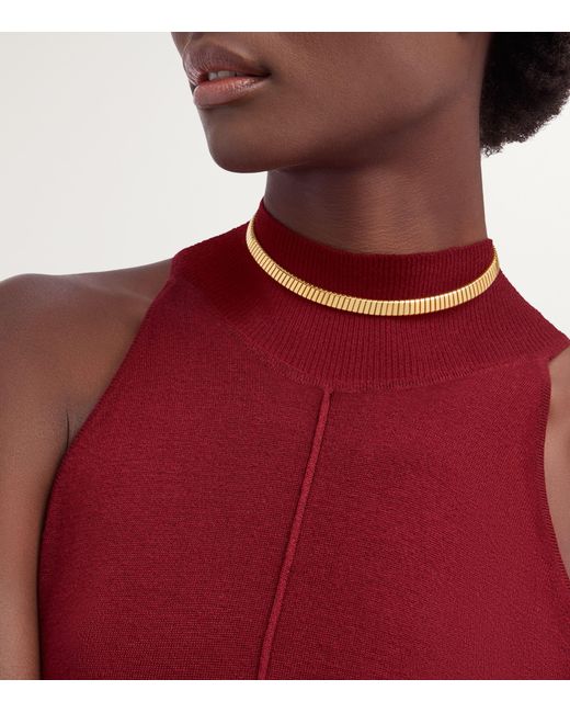 BVLGARI Natural And Diamond Tubogas Necklace