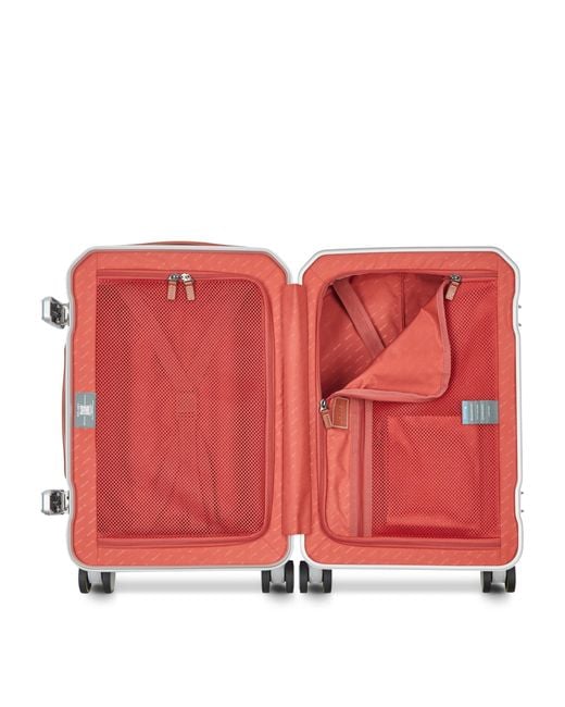 Delsey White Alur Cabin Spinner Suitcase