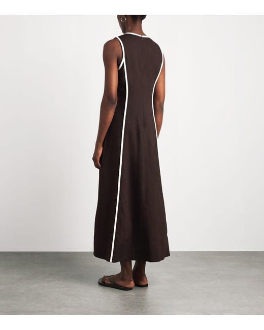 ME+EM Purple Effortless Maxi Dress