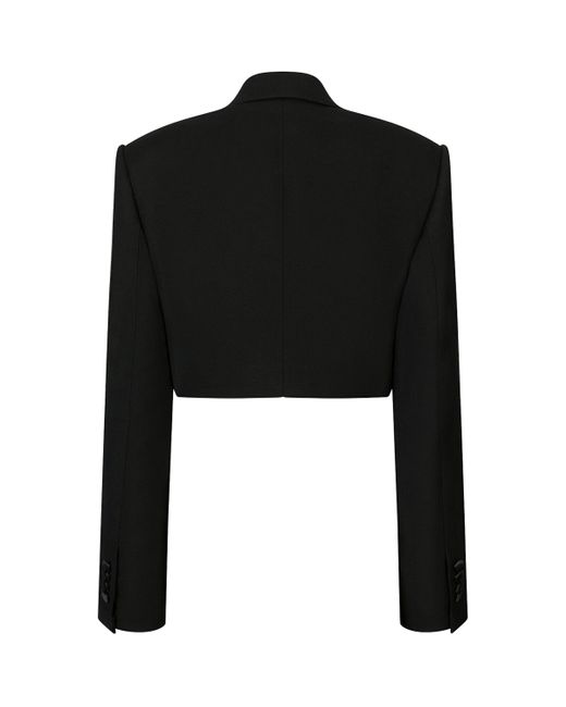 Dolce & Gabbana Black Cropped Blazer