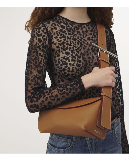 Alexander McQueen Brown The Sling Cross-Body Bag