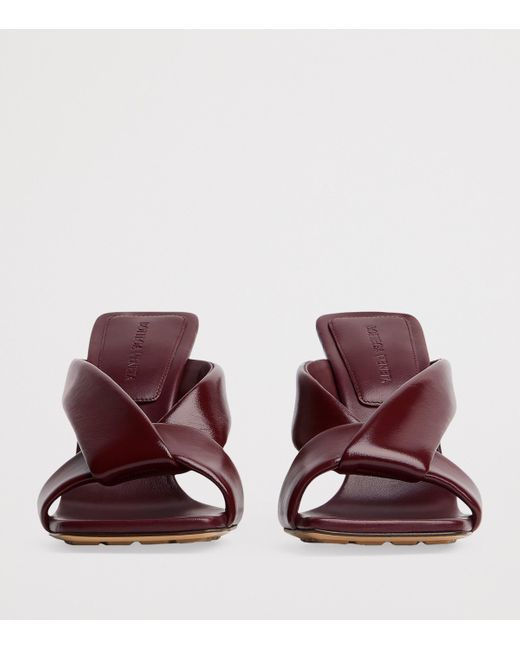 Bottega Veneta Brown Leather Riva Mules 90