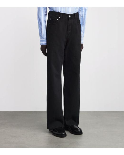 Jacquemus Black Straight-Fit Jeans for men