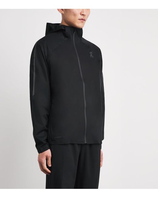 On Shoes Black Performance Jacket for men
