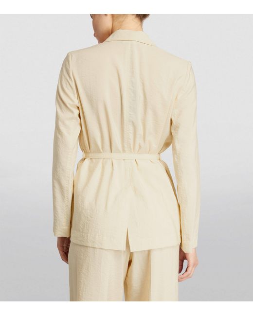 Joseph Natural Silk-blend Twill Mayet Jacket