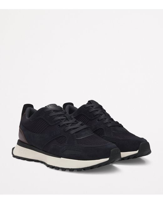 Boss Blue Jonah Low-Top Sneakers for men