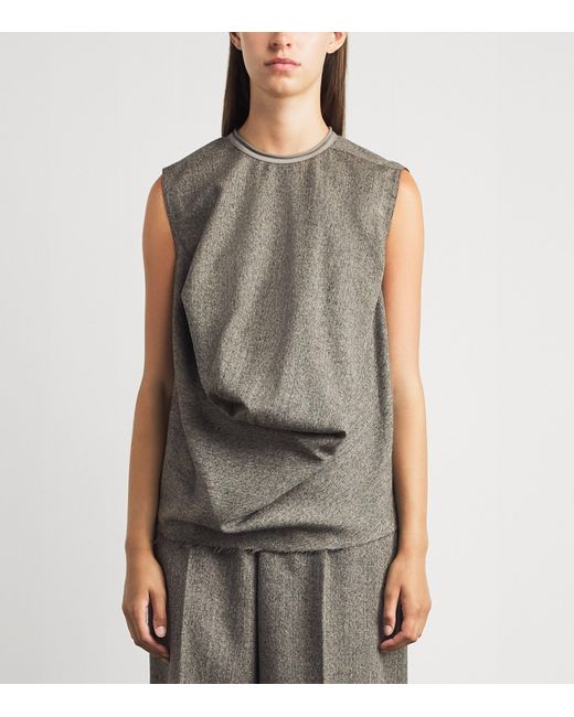 Rick Owens Gray Subhuman Top